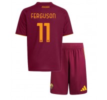 AS Roma Evan Ferguson #11 Koszulka Podstawowa dzieci 2025-26 Krótki Rękaw (+ krótkie spodenki)